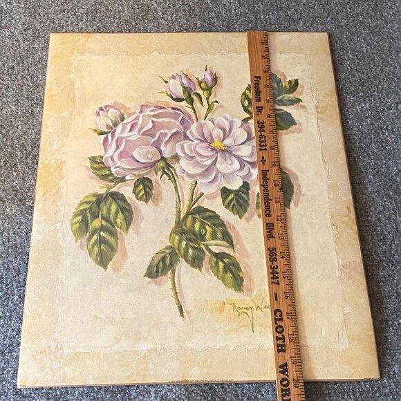 Floral Art Print By Karen Warren 16"‎ X 20" Hang Or Frame As Is botanical - Picture 4 of 7